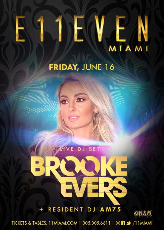 Brooke Evers Tickets At E11even Miami In Miami By 11 Miami Tixr 