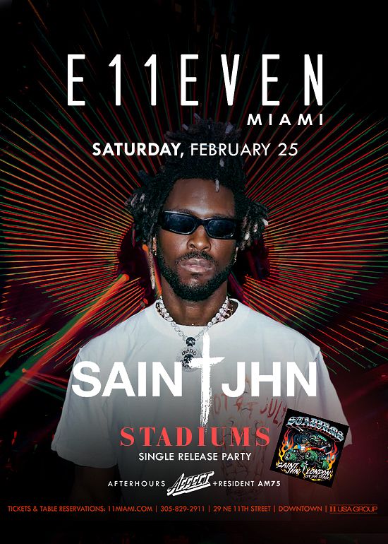 SAINT JHN Tickets at E11EVEN Miami in Miami by 11 Miami Tixr