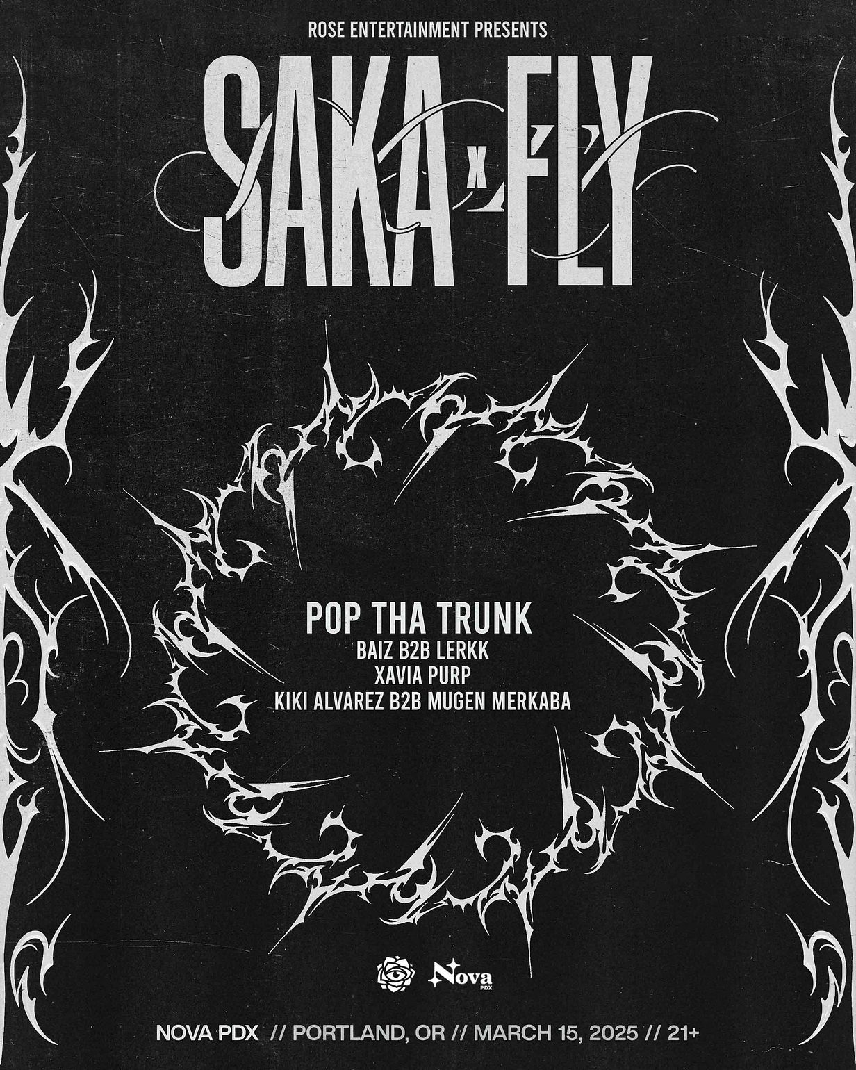 Saka b2b Fly at NOVA PDX Tickets at Bossanova Ballroom in Portland