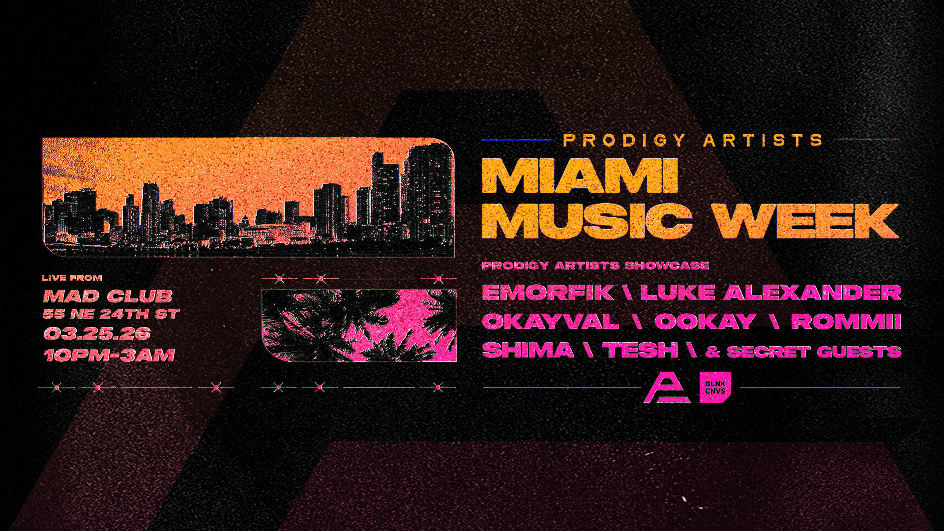 Prodigy Artist: Miami Music Week Tickets at MAD Club Wynwood in
