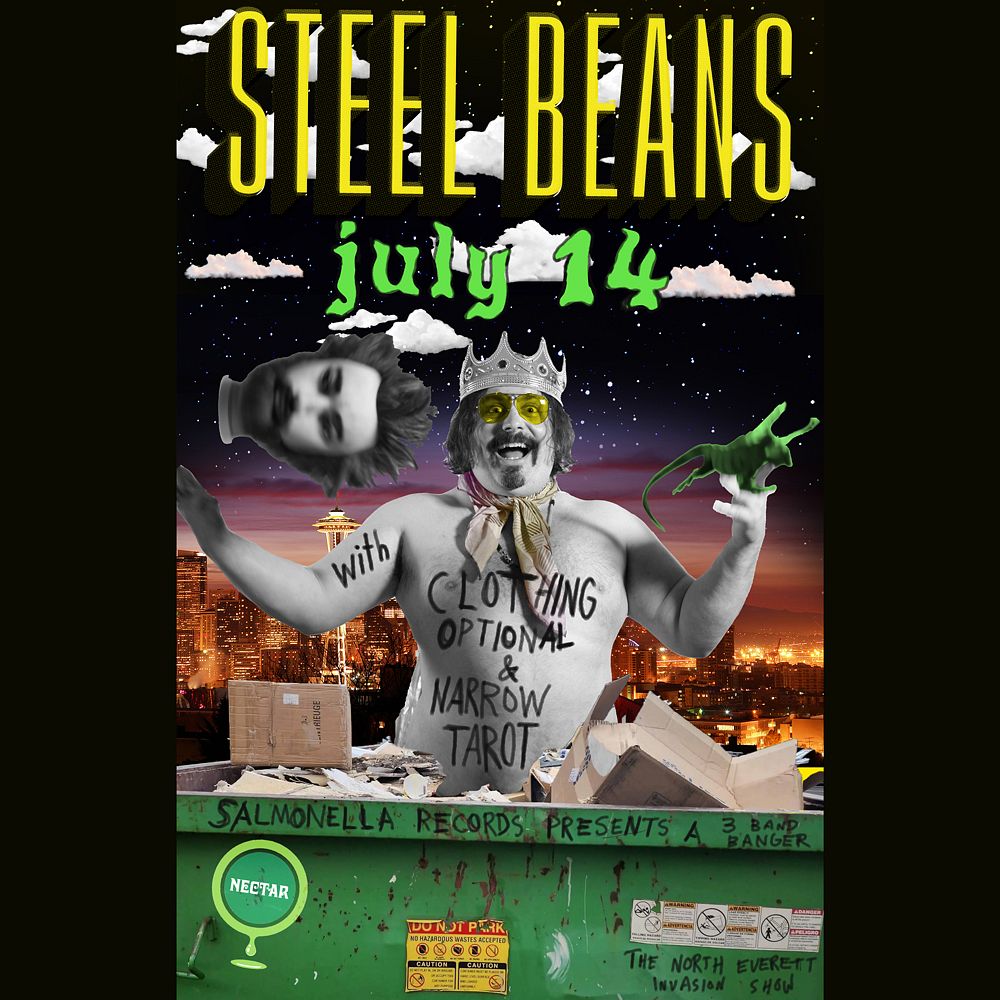 STEEL BEANS with Clothing Optional and Narrow Tarot Tickets at Nectar