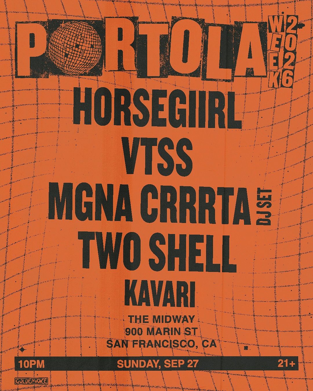 Goldenvoice Presents Horsegiirl, VTSS, MGNA Crrrta, Two Shell event image