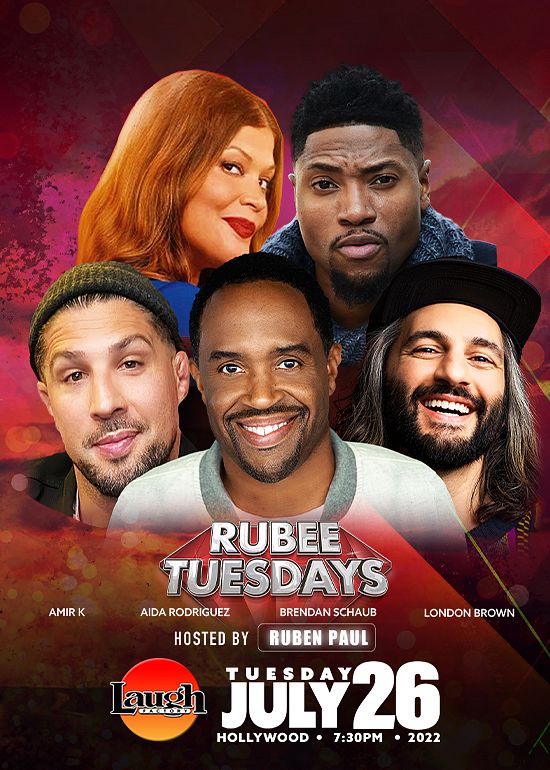 Rubee Tuesdays Tickets At Laugh Factory Hollywood In Los Angeles By Laugh Factory Hollywood Tixr