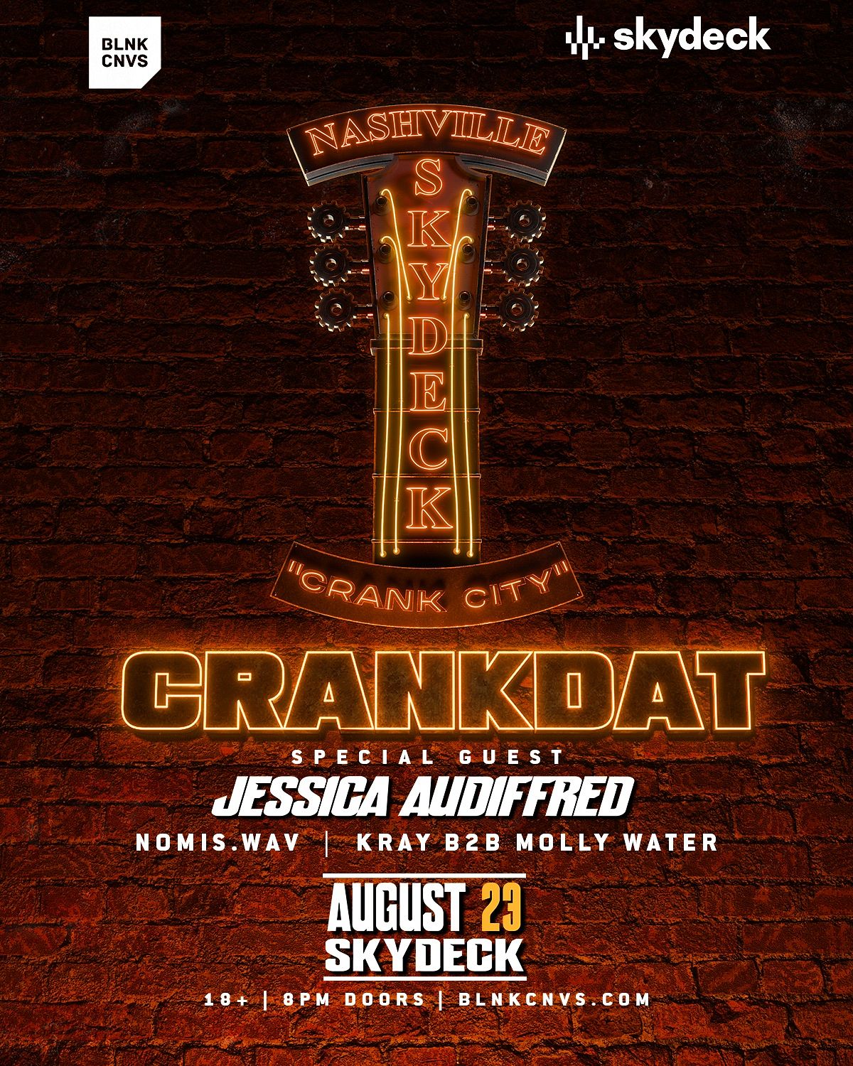 CRANKDAT CRANK CITY Tickets at SkyDeck Assembly Food Hall in
