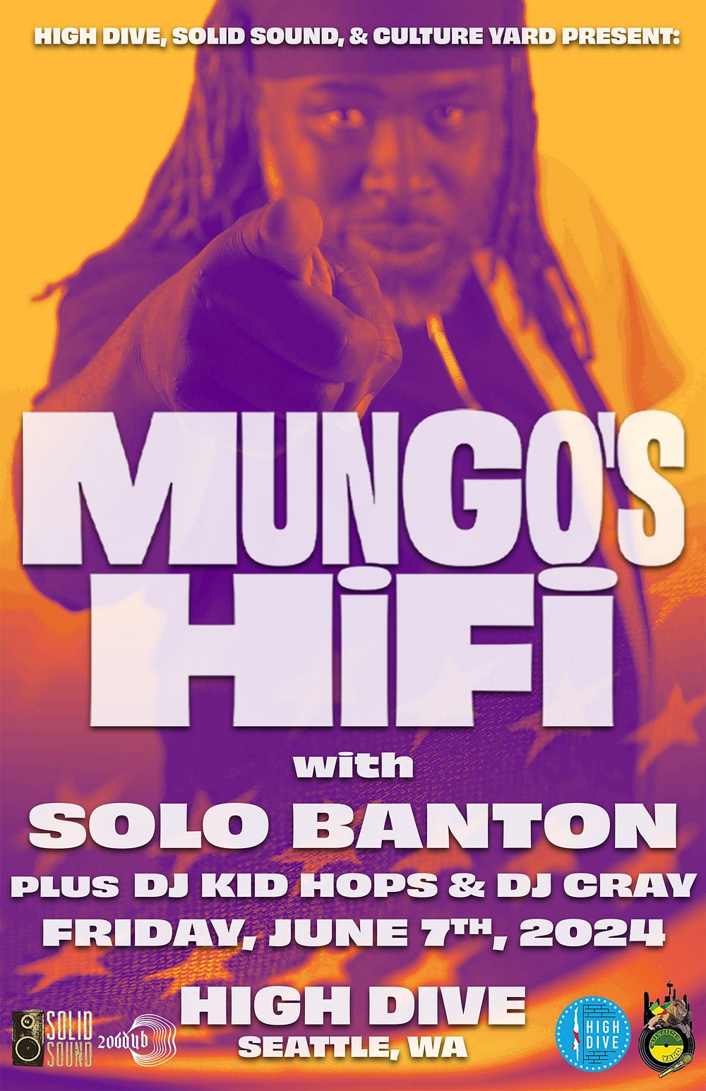 MUNGO'S HIFI featuring Solo Banton, plus DJ Kid Hops (KEXP) & DJ Cray