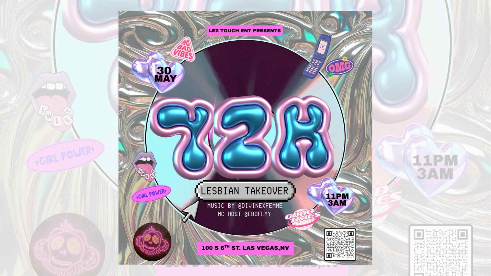 Y2K Lesbian Takeover tickets by La Mona Rosa
