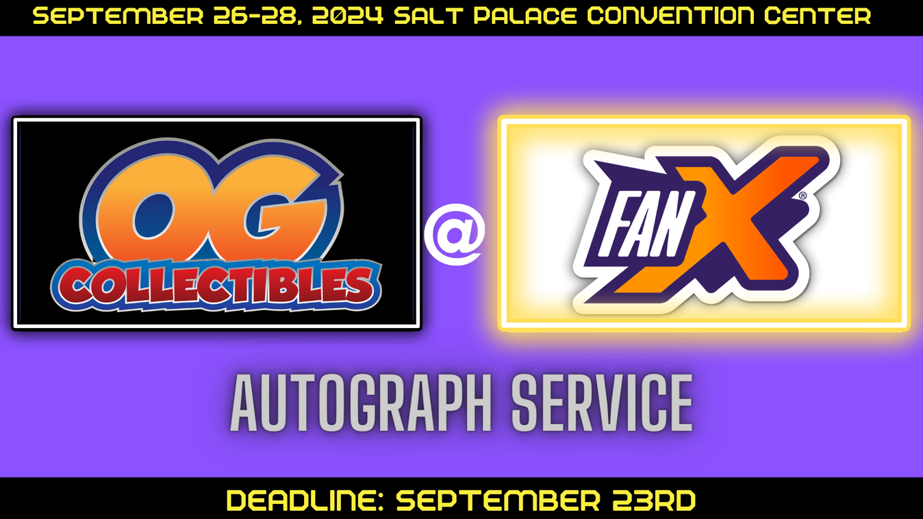 FanX Salt Lake 2024 DropOff / SendIn Service Tickets at OG