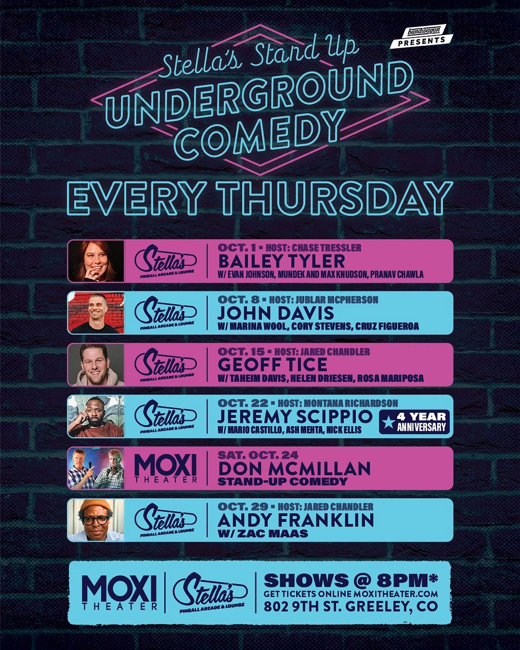 Stella's Underground Comedy: Andy Franklin, Zac Maas
