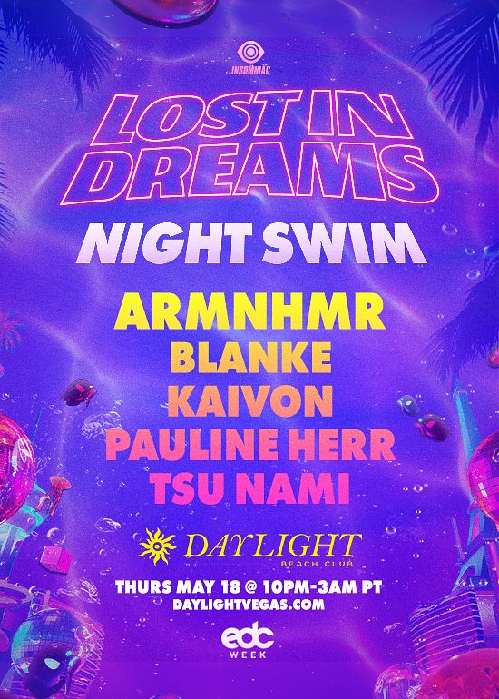LOST IN DREAMS NIGHT SWIM Tickets at DAYLIGHT at Night in Las Vegas