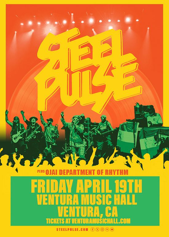 Steel Pulse Tickets at Ventura Music Hall in Ventura by Ventura Music