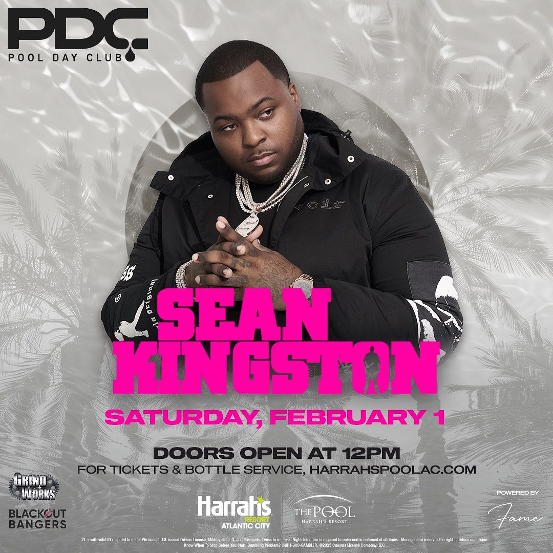 SEAN KINGSTON at The Pool at Harrah's Resort Atlantic City Saturday, February 1, 2025