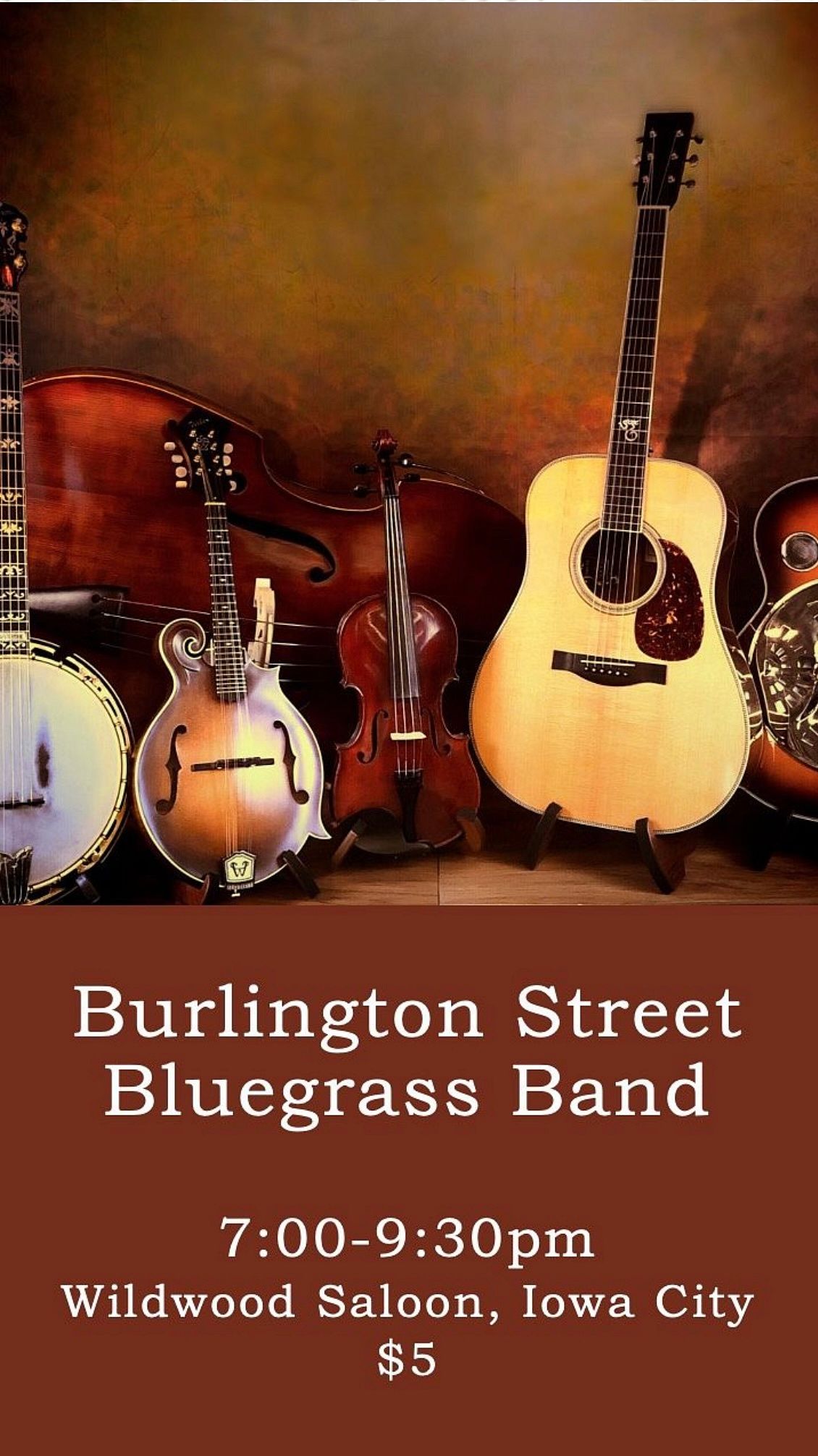 Burlington Street Bluegrass Band Tickets At Wildwood In Iowa City By ...