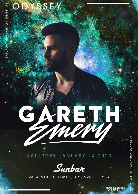 Gareth Emery Tickets at Sunbar Tempe in Tempe by .Relentless Beats Tixr