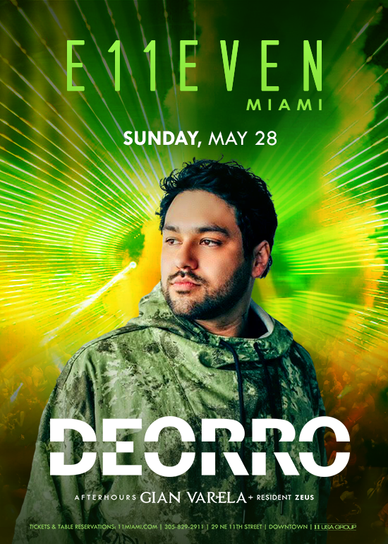 DEORRO Tickets at E11EVEN Miami in Miami by 11 Miami Tixr