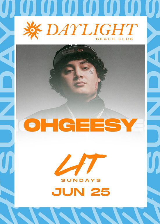 OHGEESY Tickets at DAYLIGHT Beach Club in Las Vegas by Daylight Beach
