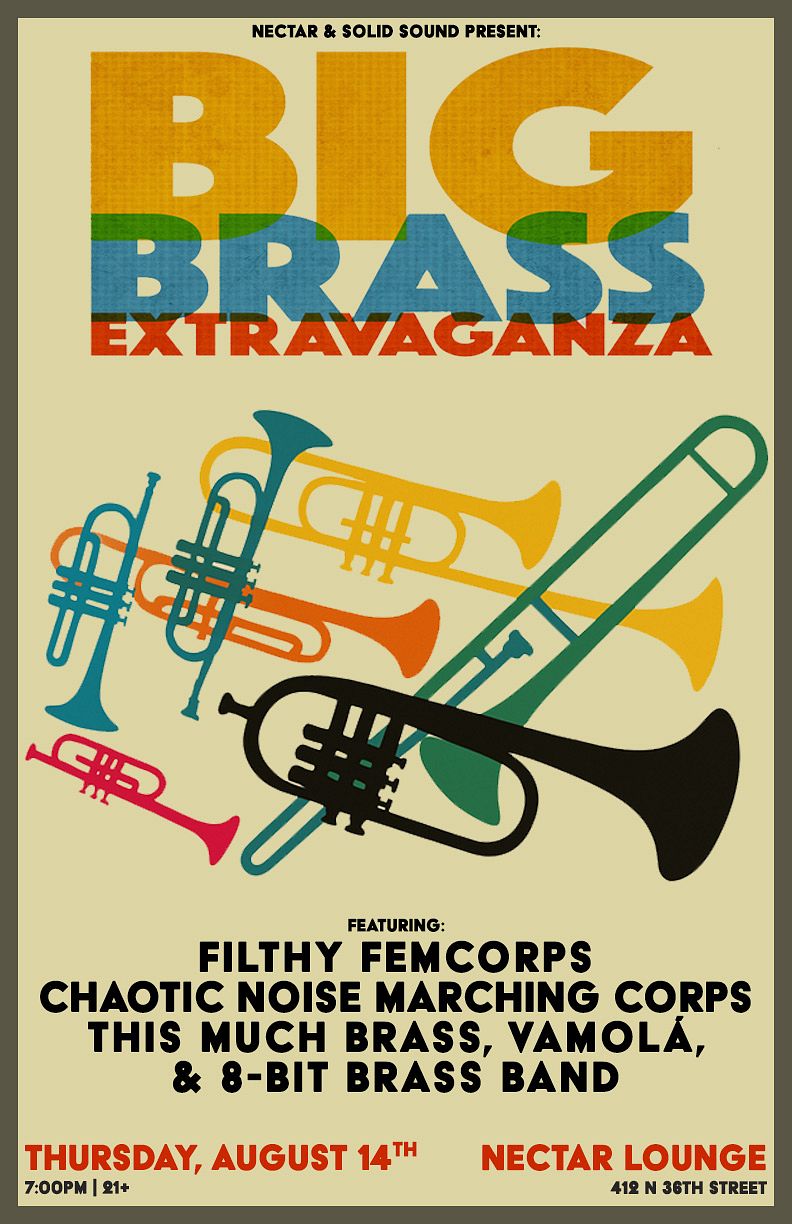 BIG BRASS EXTRAVAGANZA #12 feat: Filthy Femcorps, Chaotic Noise