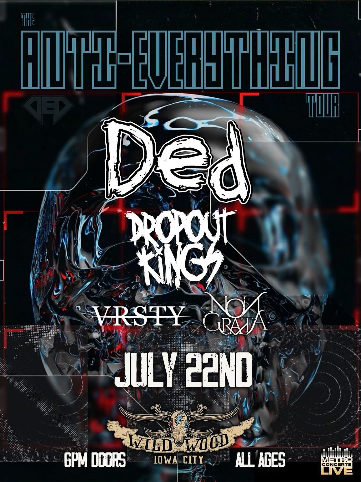 DED - MOVED TO GABE'S Tickets at Wildwood in Iowa City by Wildwood
