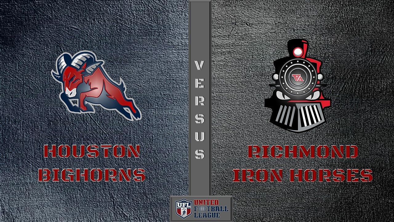 HOUSTON BIGHORNS WEEK 11 Tickets at Iron Horse Stadium in Richmond by