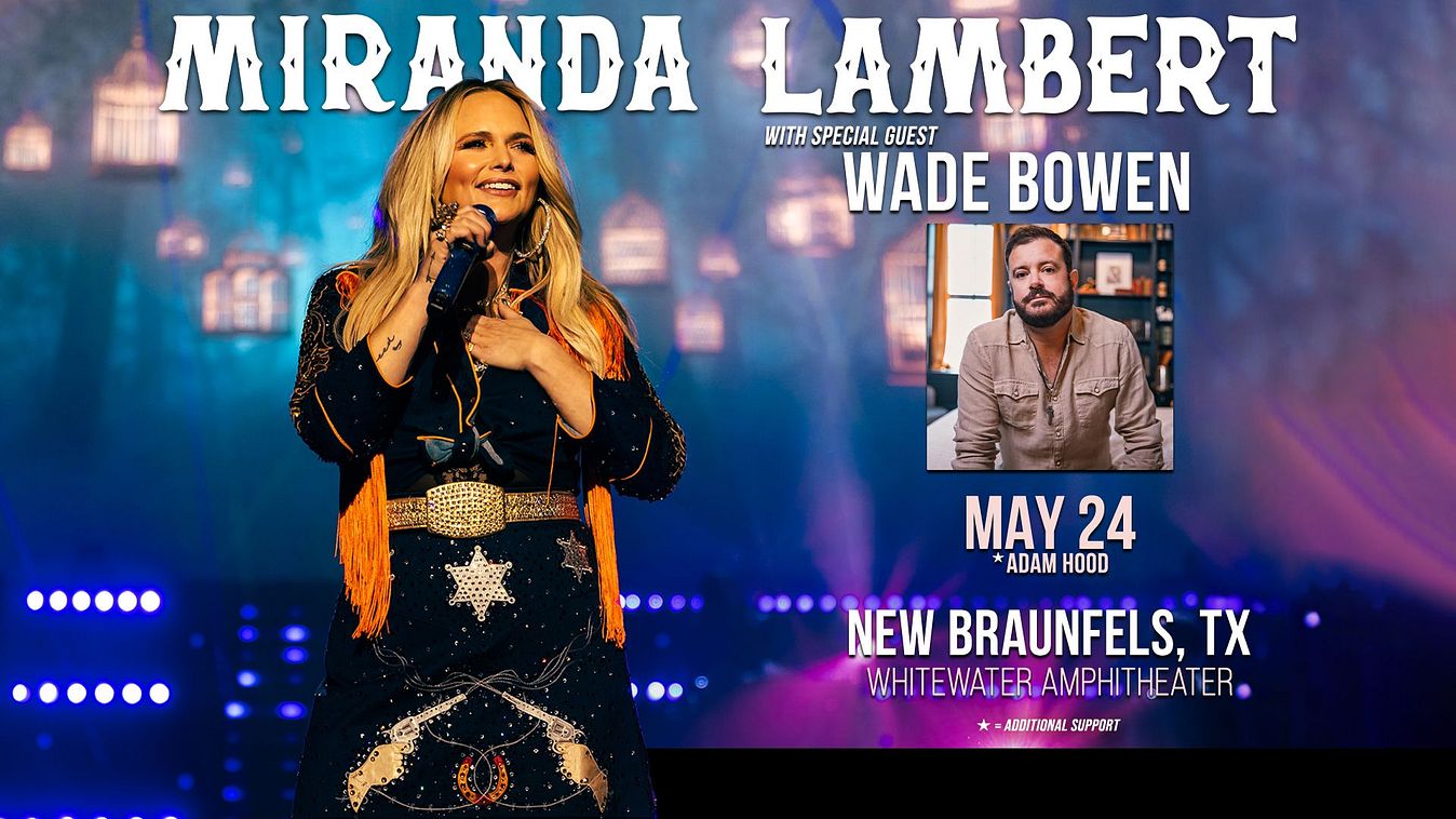 Miranda Lambert Live 2024 (Night 1) Tickets at Whitewater Amphitheater