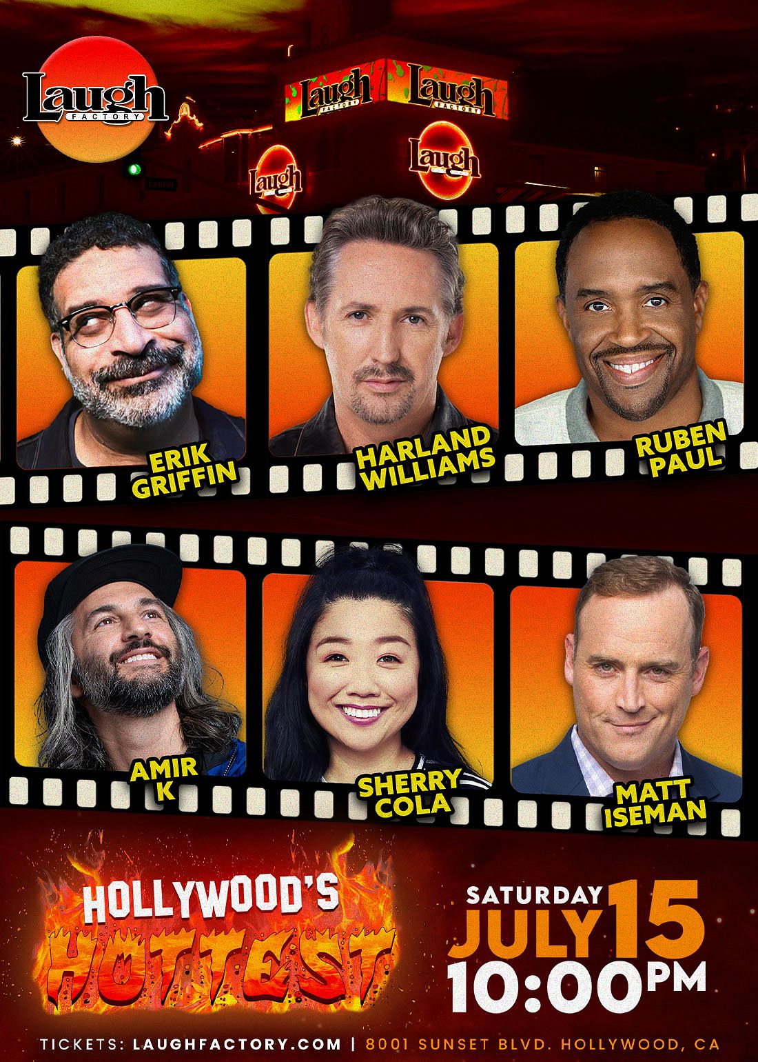 Hollywood's Hottest Tickets at Laugh Factory Hollywood in Los Angeles 