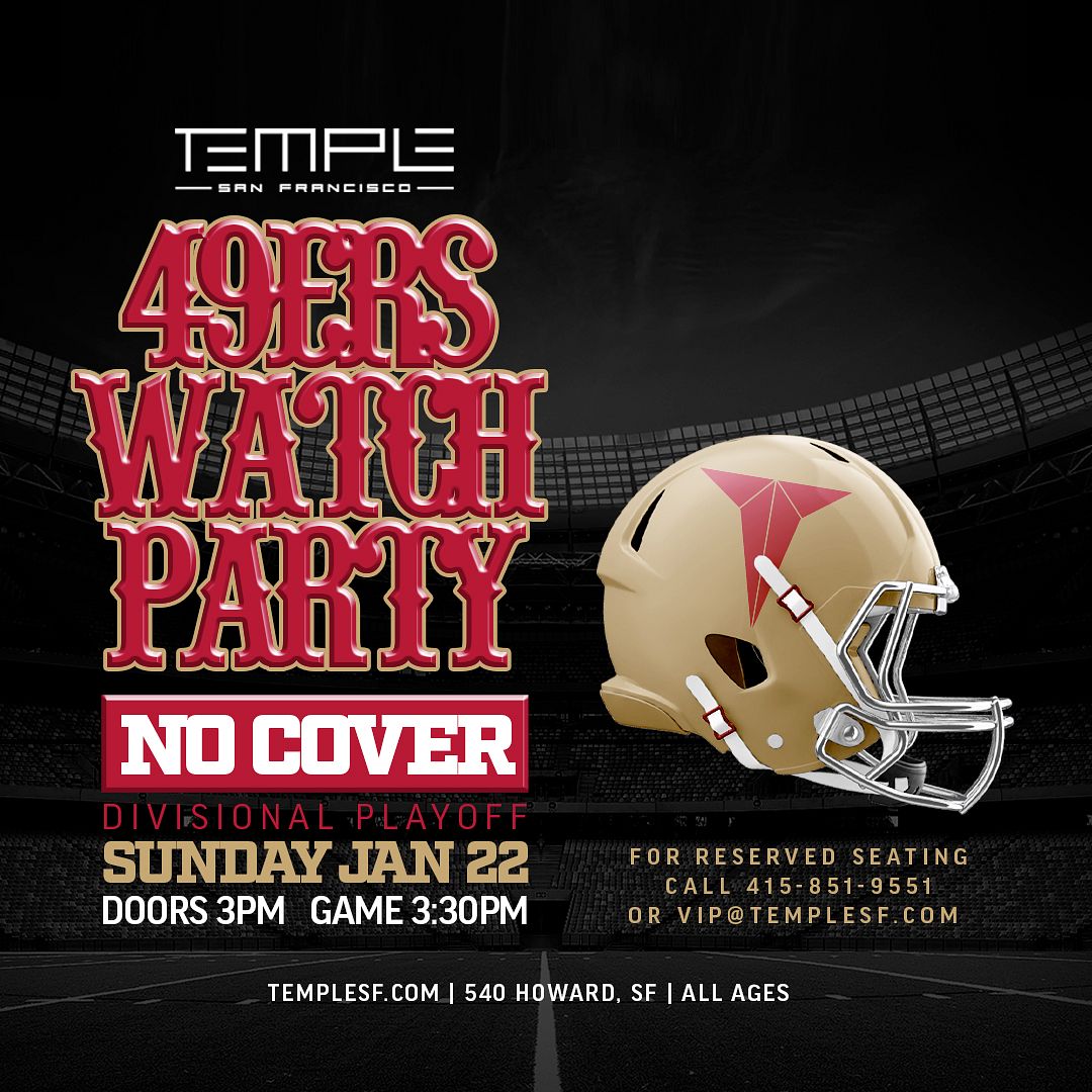 49ers watch parties set for SJ, SF, Mexico City