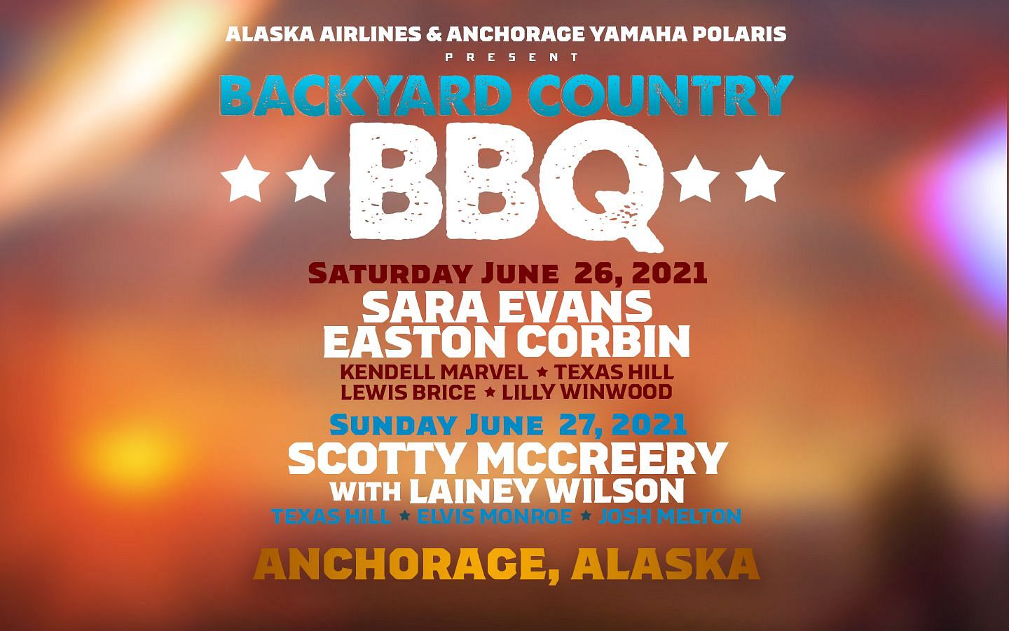 The Backyard Country BBQ June 26 & 27 Tickets at Chinook Lot 225 E