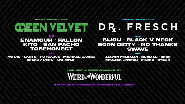 Green Velvet  Phoenix Warehouse Project Phoenix Info - 03/01/24