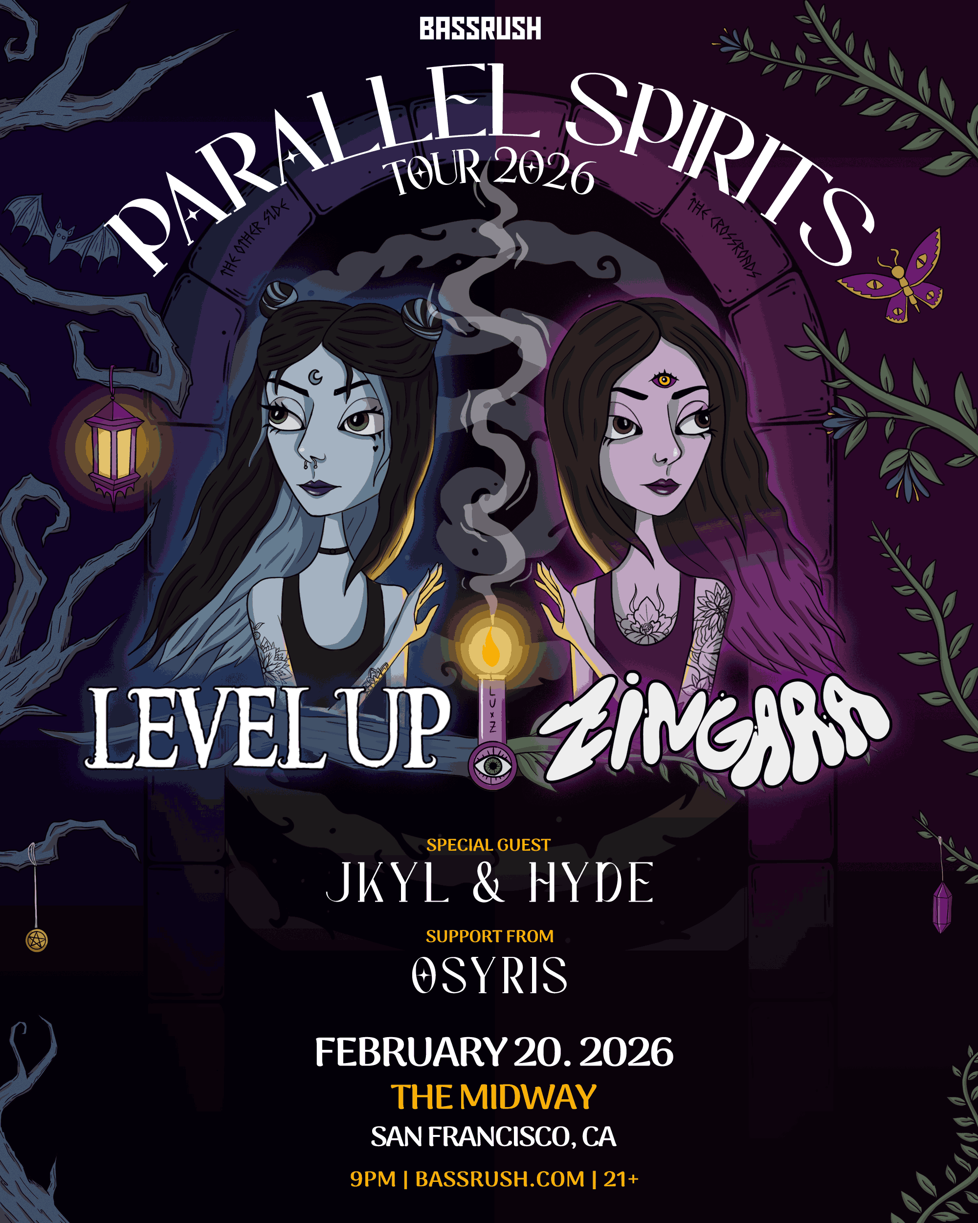LEVEL UP & ZINGARA @ THE MIDWAY - 2.20.2026 PARALLEL SPIRITS TOUR