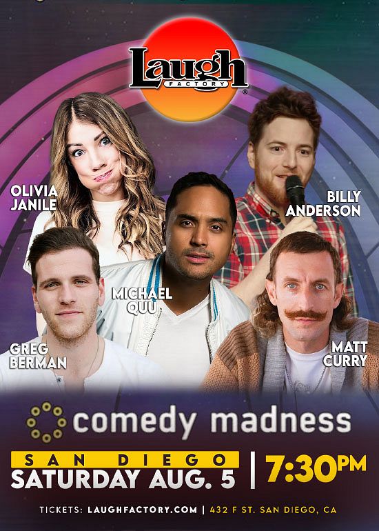 Comedy Madness Tickets at Laugh Factory San Diego in San Diego by Laugh