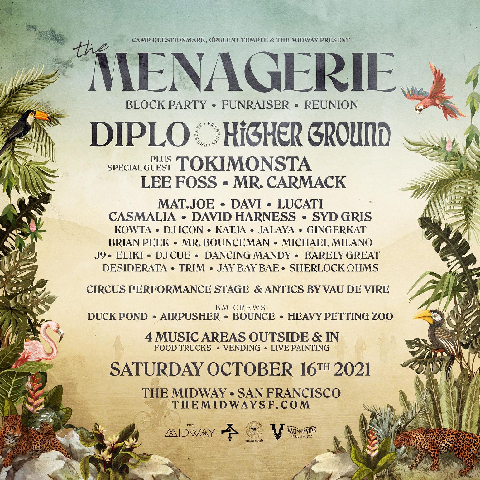 Menagerie + Higher Ground Present Diplo(Sold Out) Tickets at The