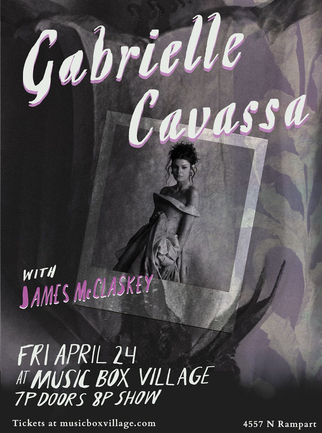 Gabrielle Cavassa with special guest James McClaskey Tickets at