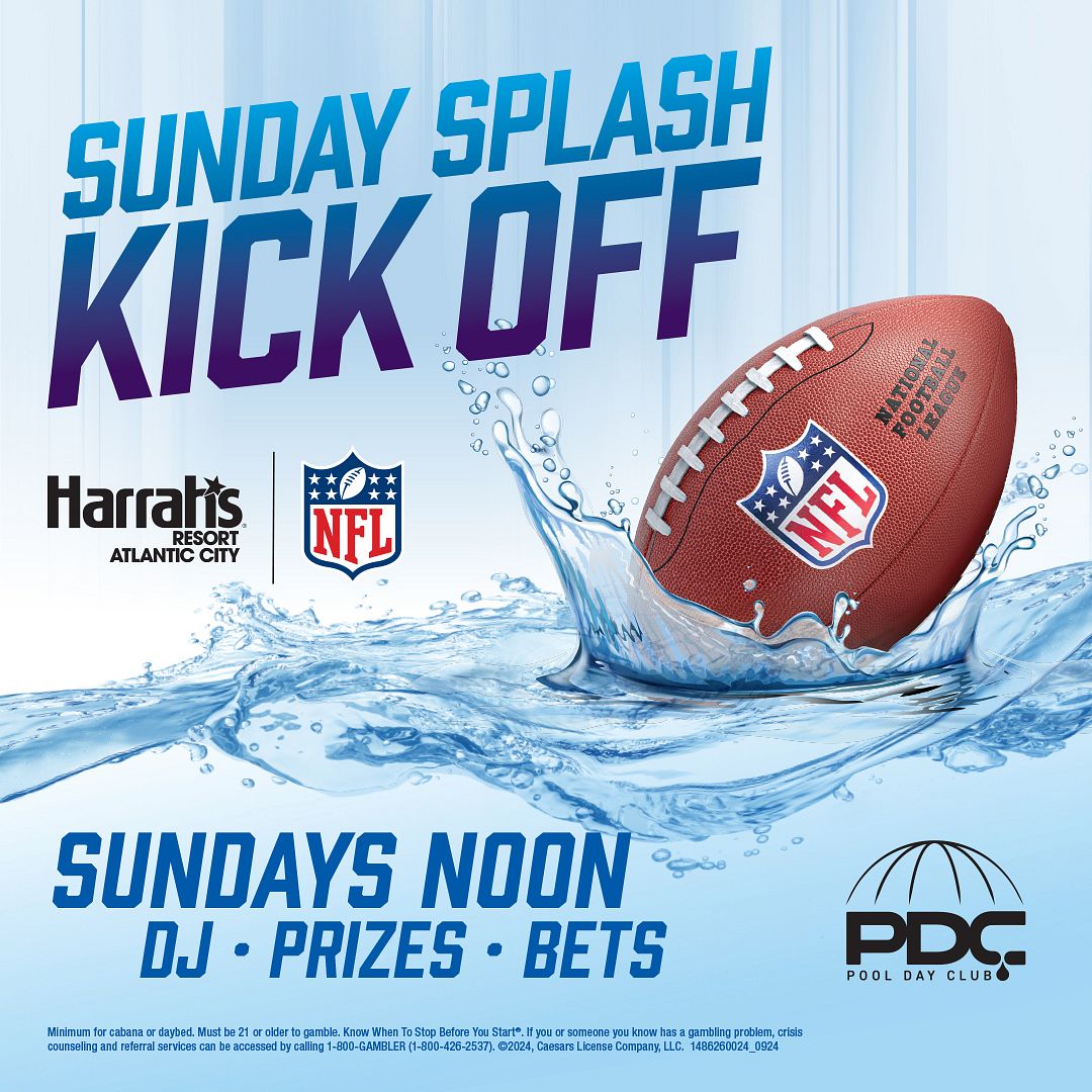 Sunday Splash at The Pool at Harrah's Resort Atlantic City Sunday, November 24, 2024