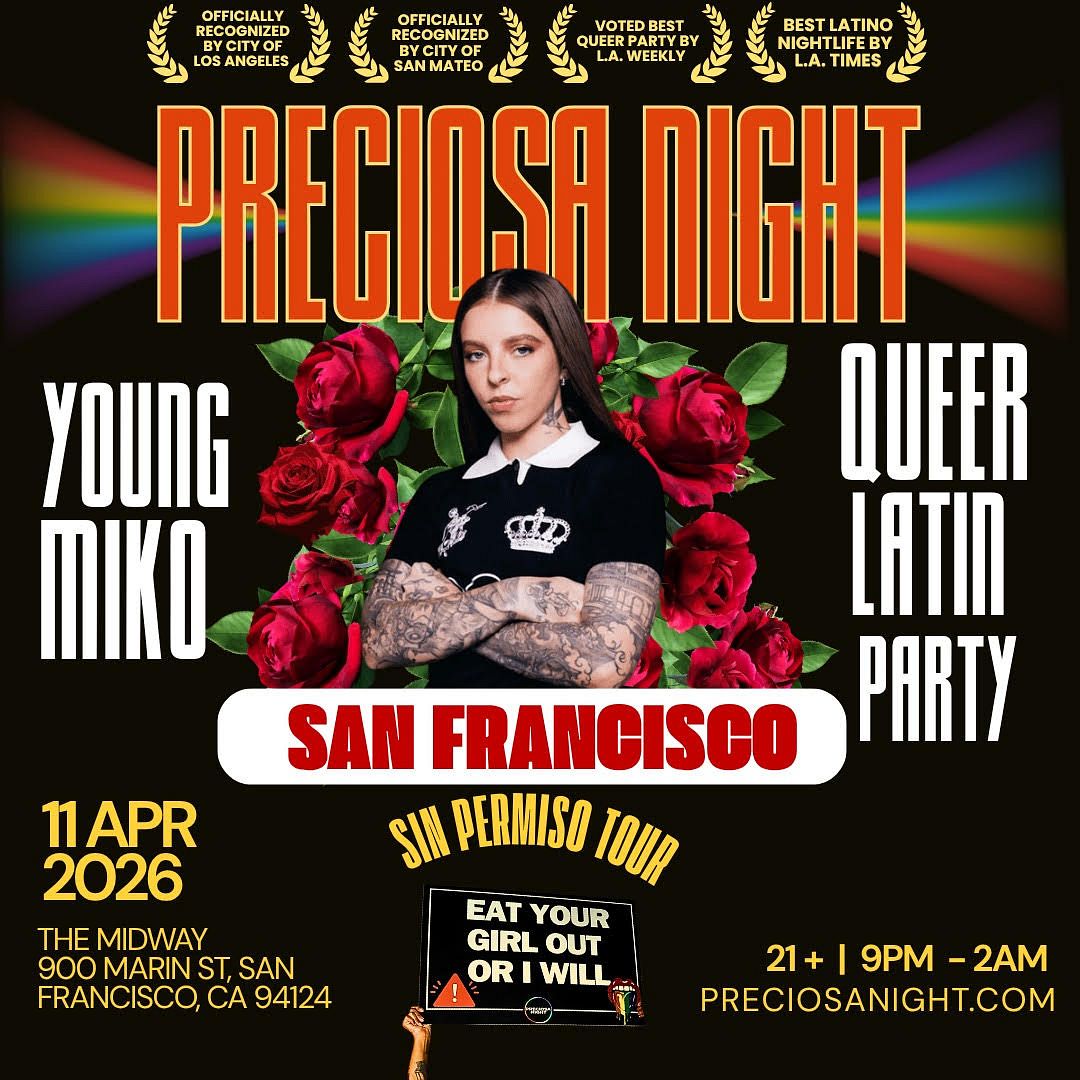 2026 PRECIOSA SIN PERMISO TOUR Tickets at The Midway in San