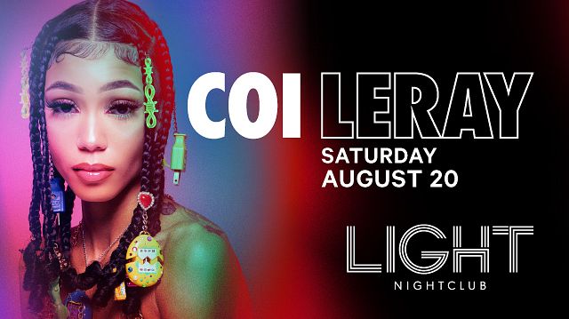 COI LERAY Tickets at LIGHT Nightclub in Las Vegas by LIGHT Nightclub