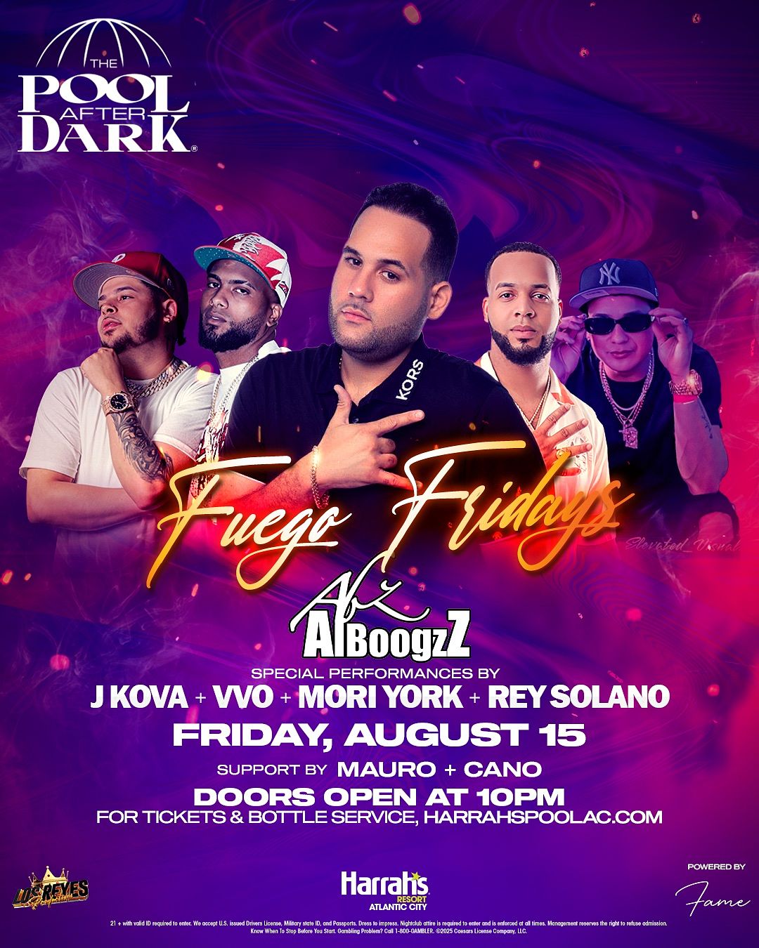 Fuego Friday with ALBOOGZZ at The Pool After Dark Friday, August 15, 2025