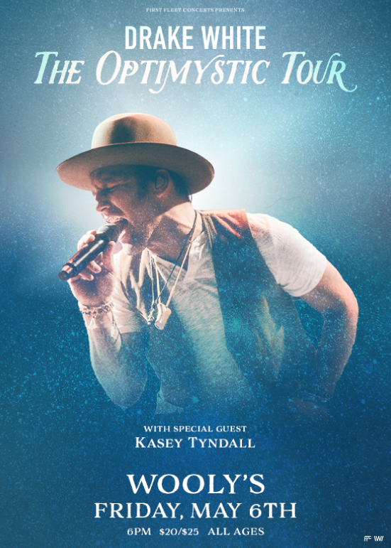 Drake White The OPTIMYSTIC Tour Tickets at Wooly's in Des Moines by