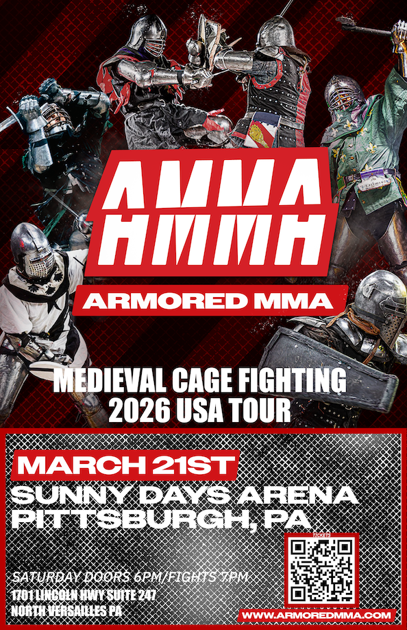 Armored MMA: Medieval Cage Fighting Tickets at Pellman Electric