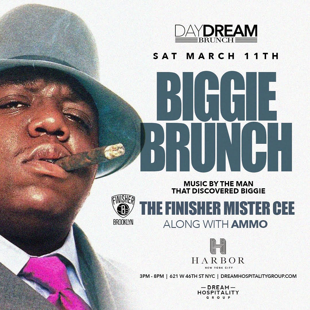 THE BIGGIE BRUNCH HARBOR Tickets at Harbor New York City in New York