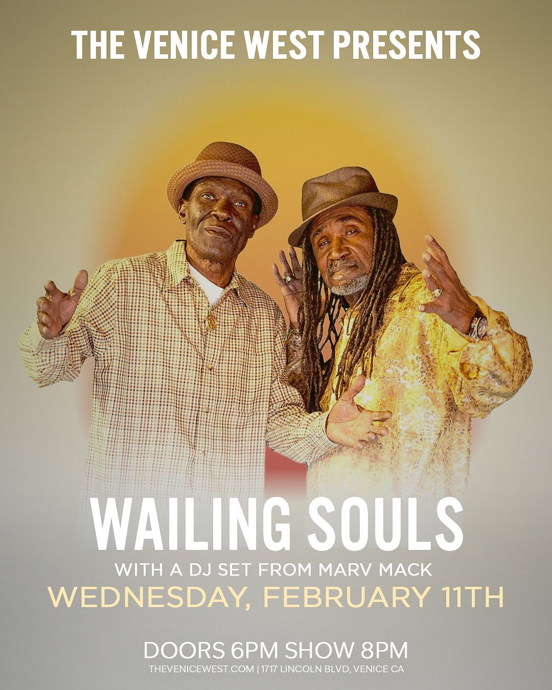 Wailing Souls w/ Jah Ollin Tickets at The Venice West in Los