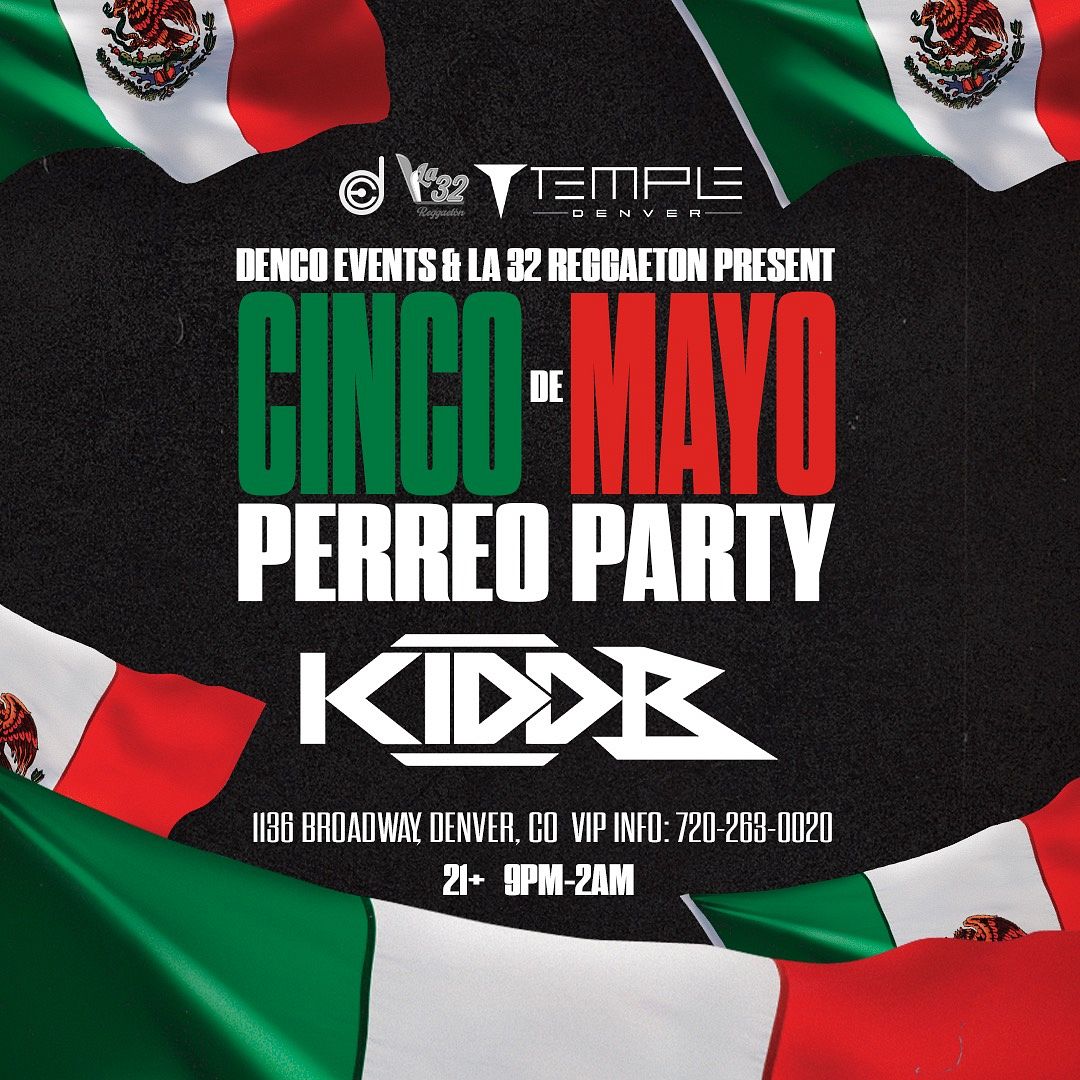 Cinco de Mayo: Perreo Party Tickets at Temple Nightclub in Denver by Temple  Nightclub Denver | Tixr