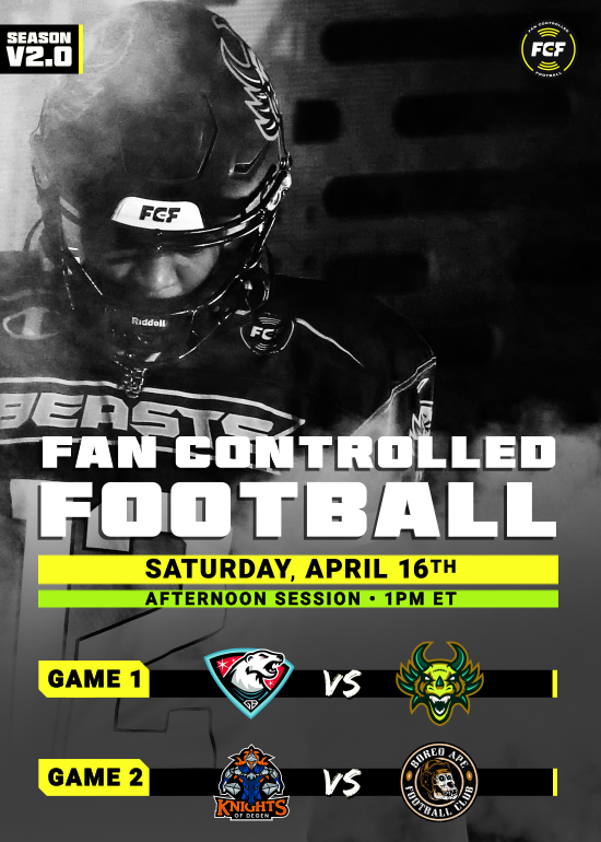 Fan Controlled Football Week 1 Afternoon Session Tickets at Pullman Yards in Atlanta by Fan