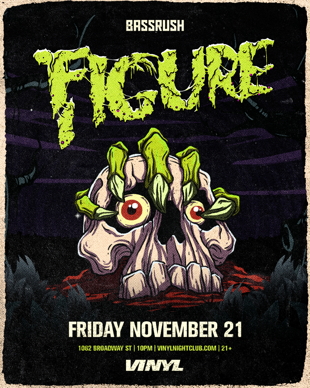 Bassrush presents FIGURE Tickets at Club Vinyl in Denver by Club Vinyl |  Tixr, image size:1080x1350