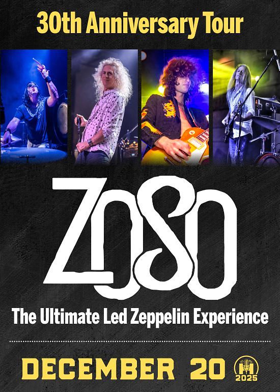 ZOSO - POSTPONED Tickets at The Harvester Performance Center in