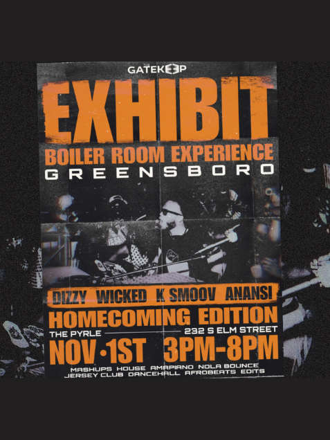 The Gatekeep Presents: EXHIBIT - Homecoming Boiler Room