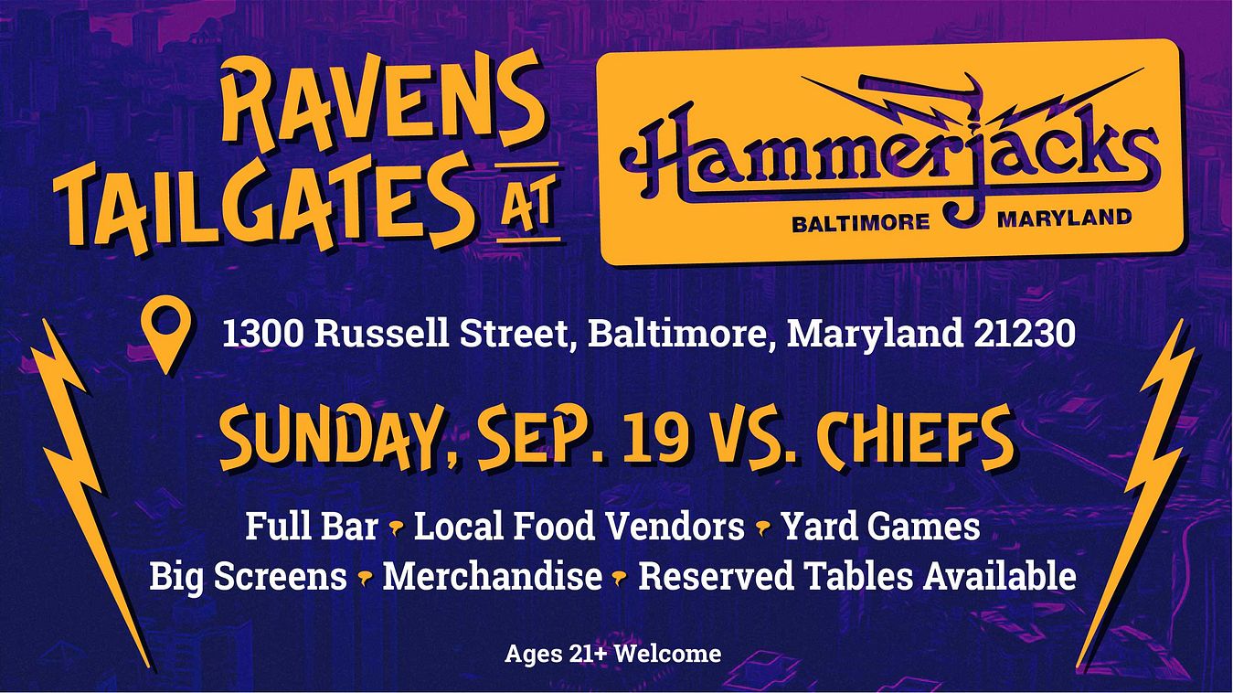 Tailgate at Hammerjacks! Tickets at Hammerjacks in Baltimore by