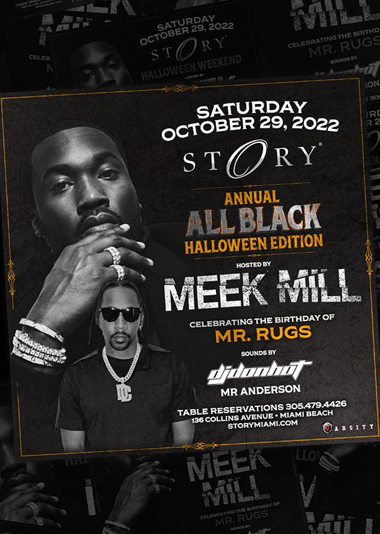 Meek Mill at STORY 1/14/23 – The Soul Of Miami