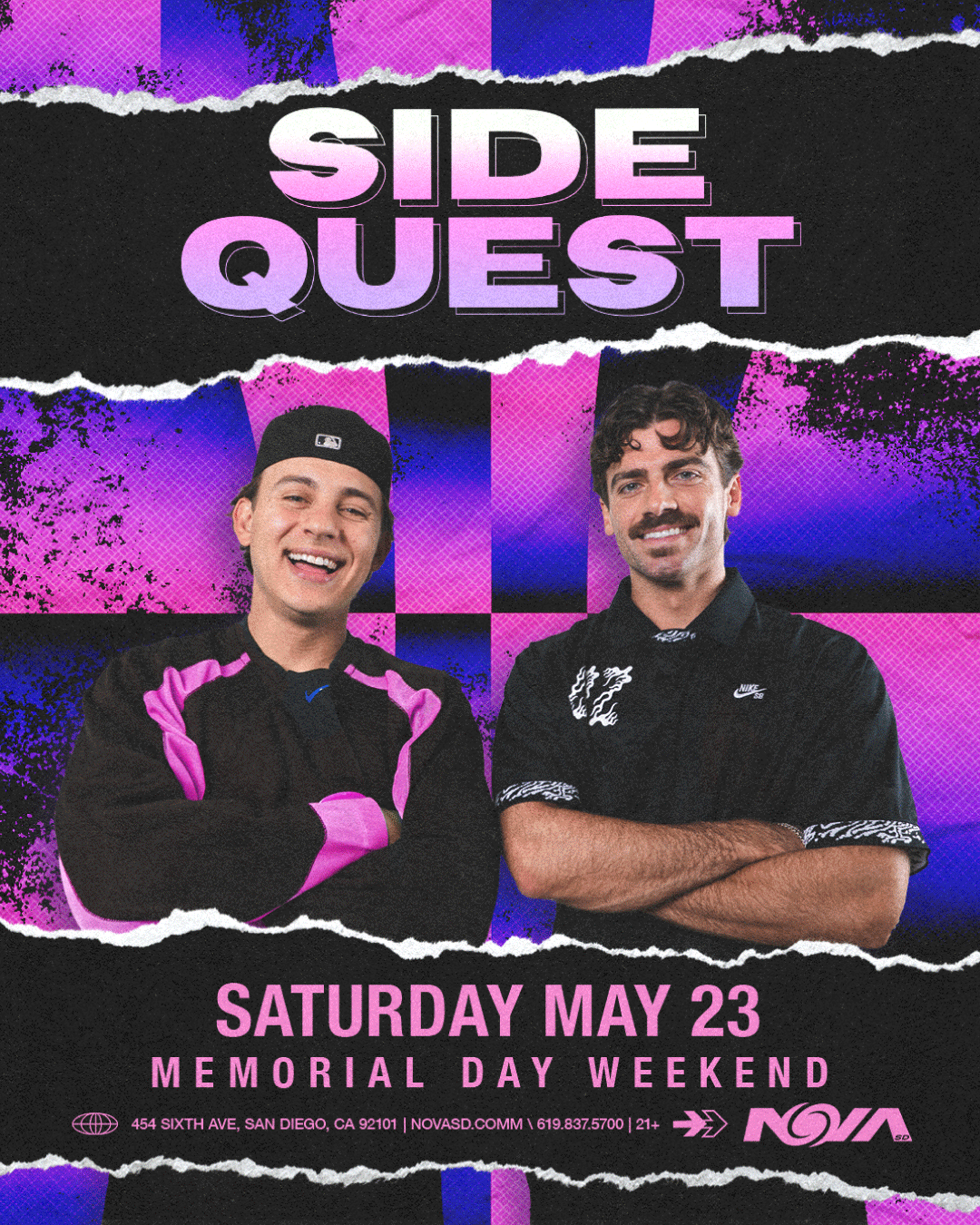 リスタートツアー Sidequest Tickets at Nova SD in San Diego by Nova SD | Tixr