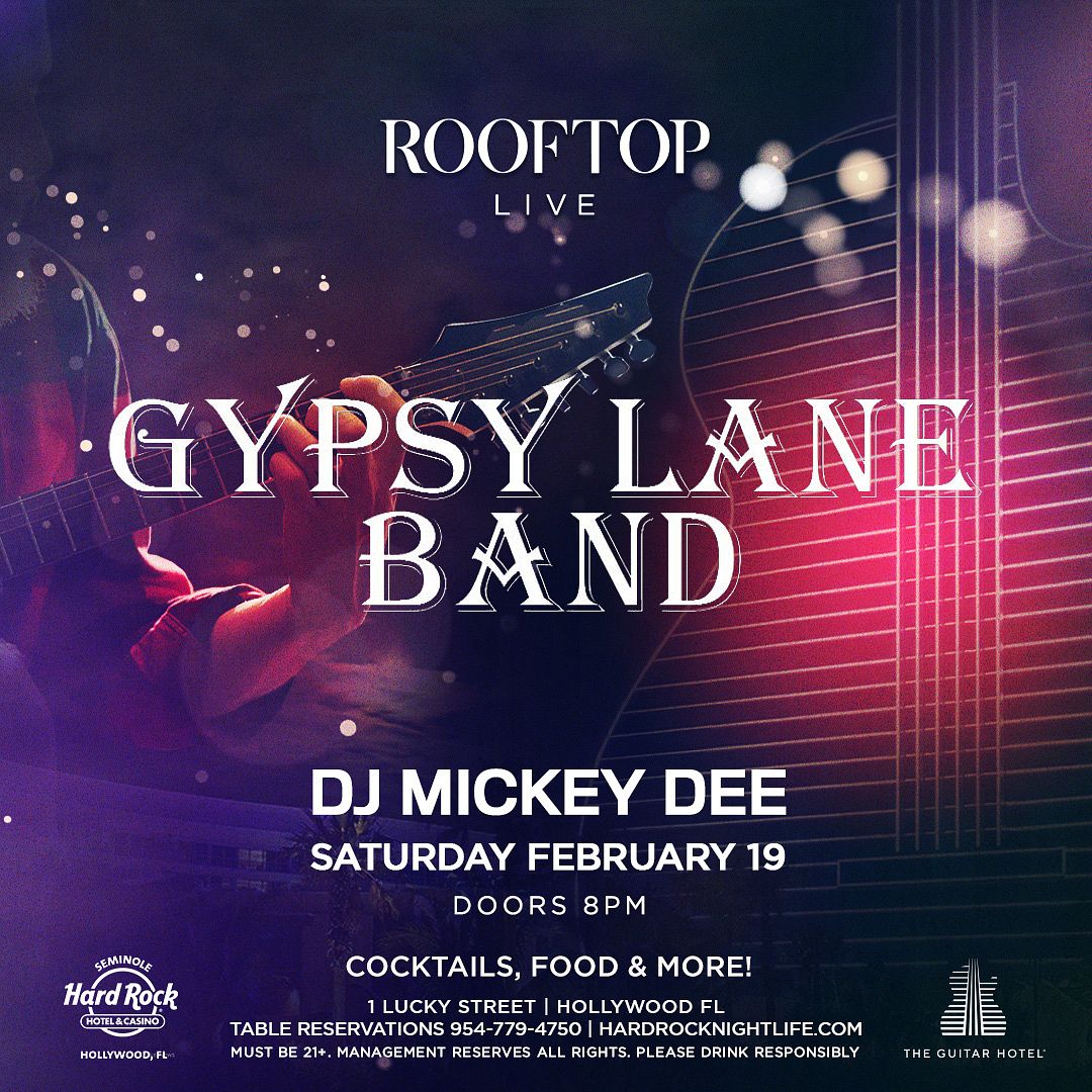 Gypsy Lane Band Tickets at Rooftop Live in Hollywood by Rooftop Live Tixr