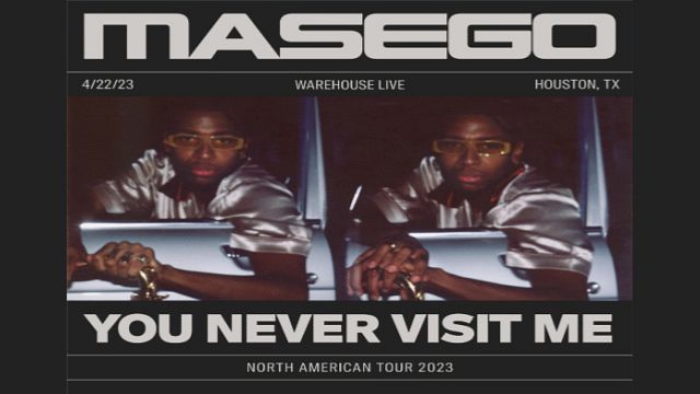 MASEGO Tickets at The Ballroom at Warehouse Live in Houston by ...