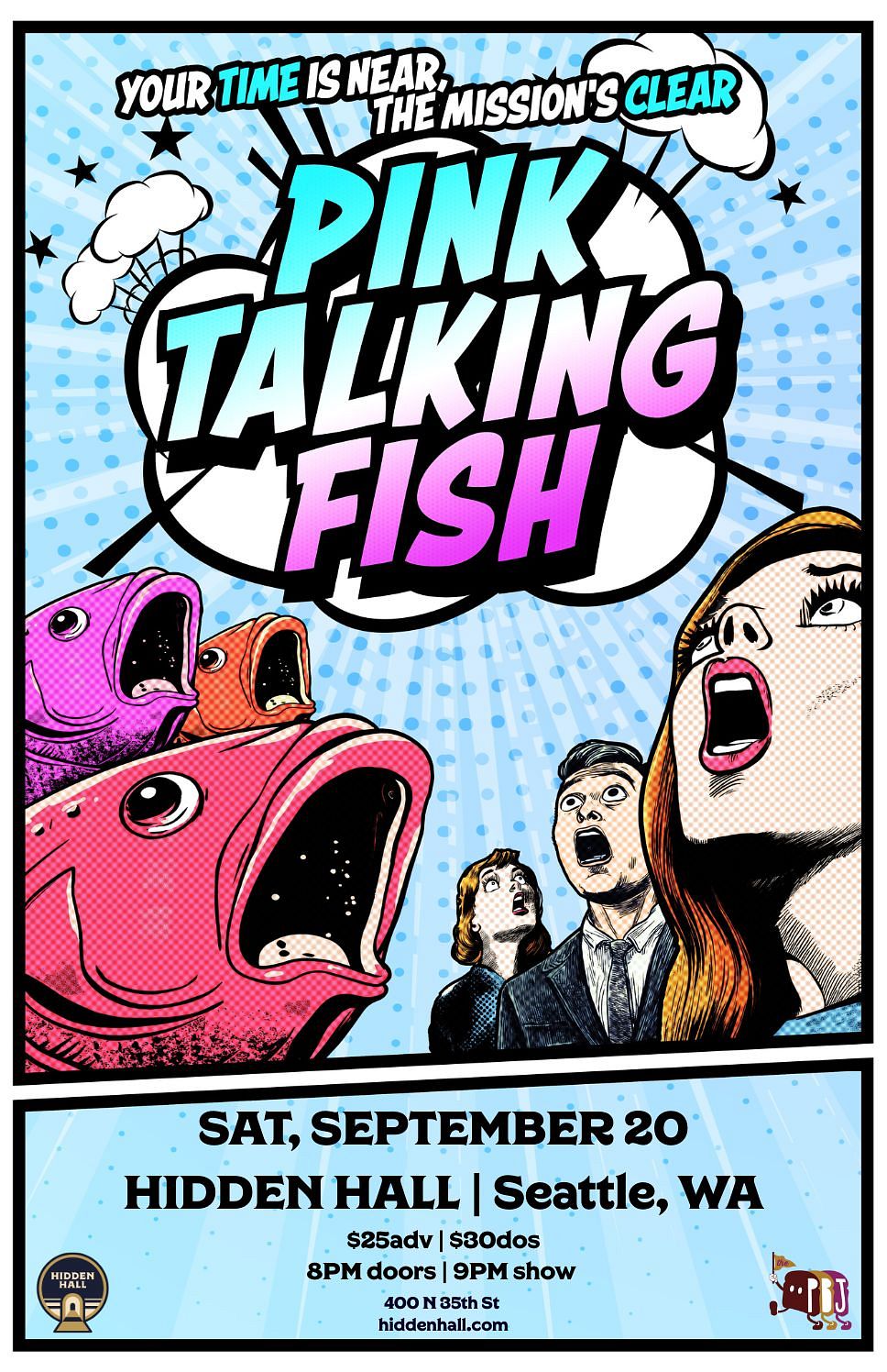 PINK TALKING FISH Tickets at Hidden Hall in Seattle by Hidden Hall | Tixr